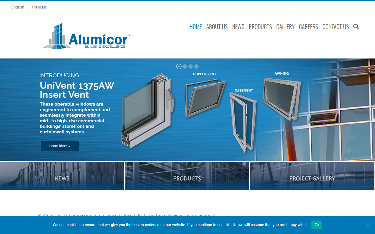 Alumicor Limited website