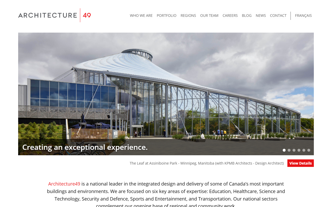 Architecture49 Inc. website