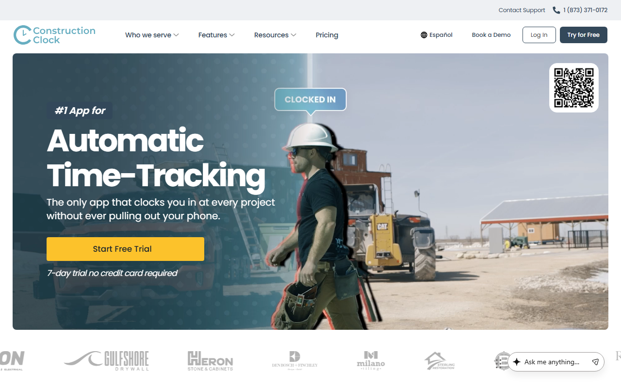 ConstructionClock Inc. website