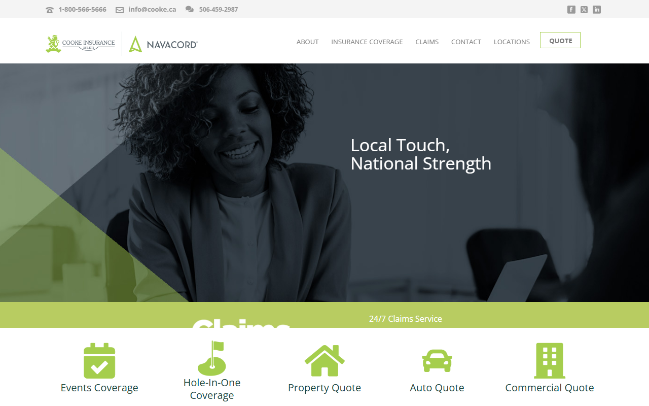 Cooke Insurance Group website