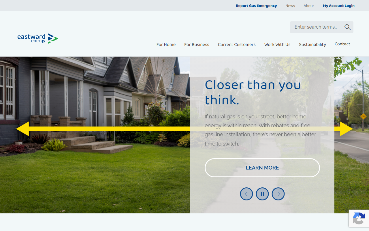 Eastward Energy Incorporated website