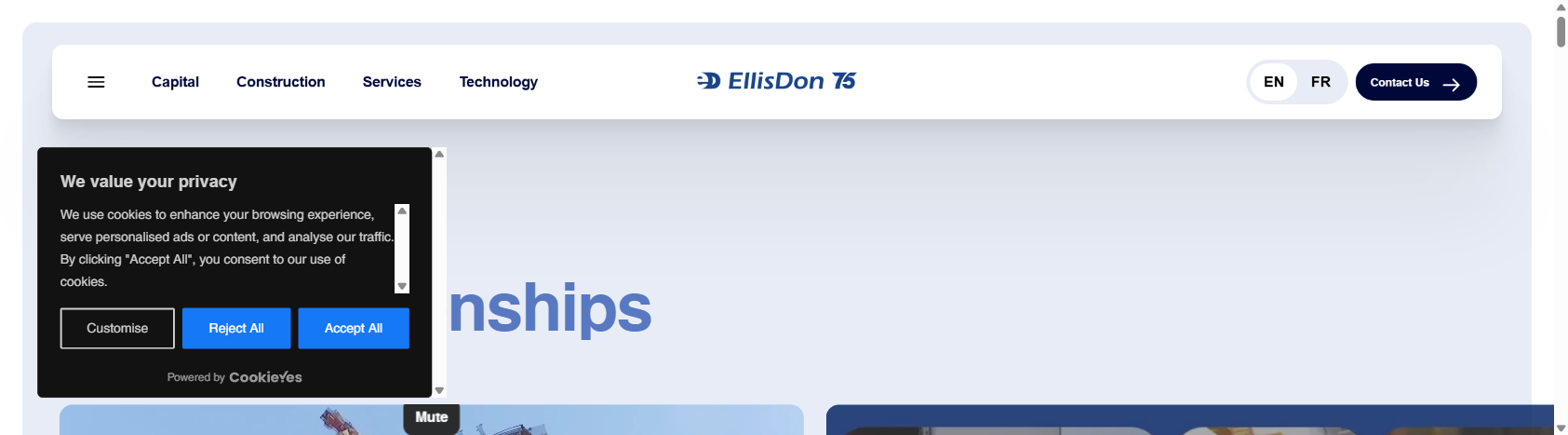 EllisDon Corporation website
