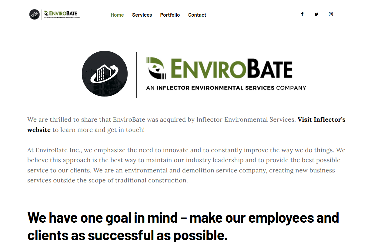 EnviroBate Inc. website