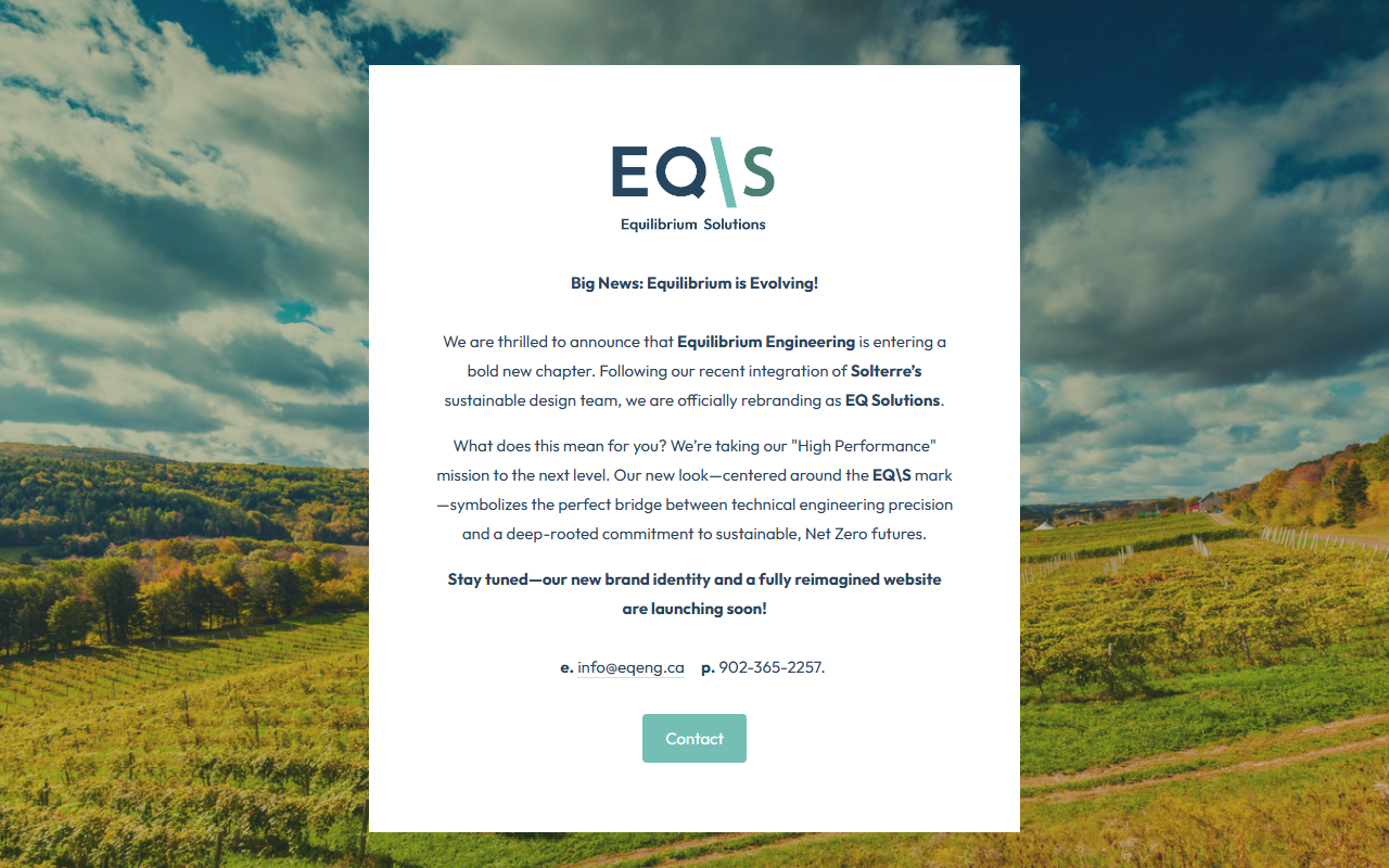 Equilibrium Engineering Inc. website