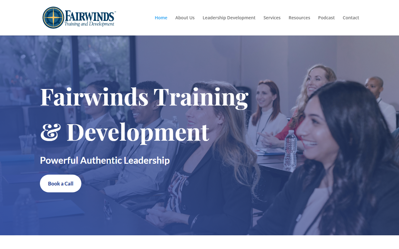 Fairwinds Training and Development Inc. website