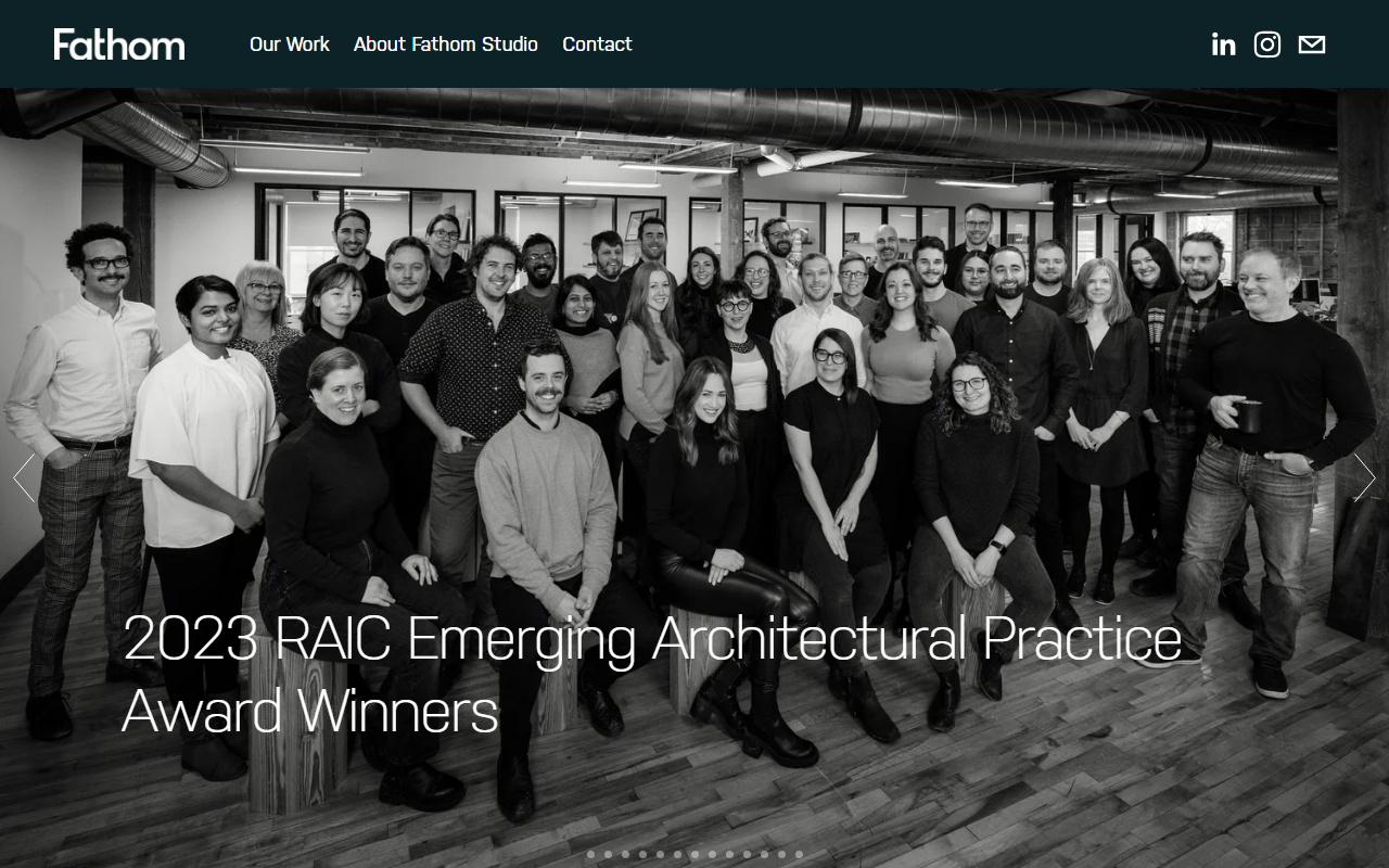 Fathom Studio website
