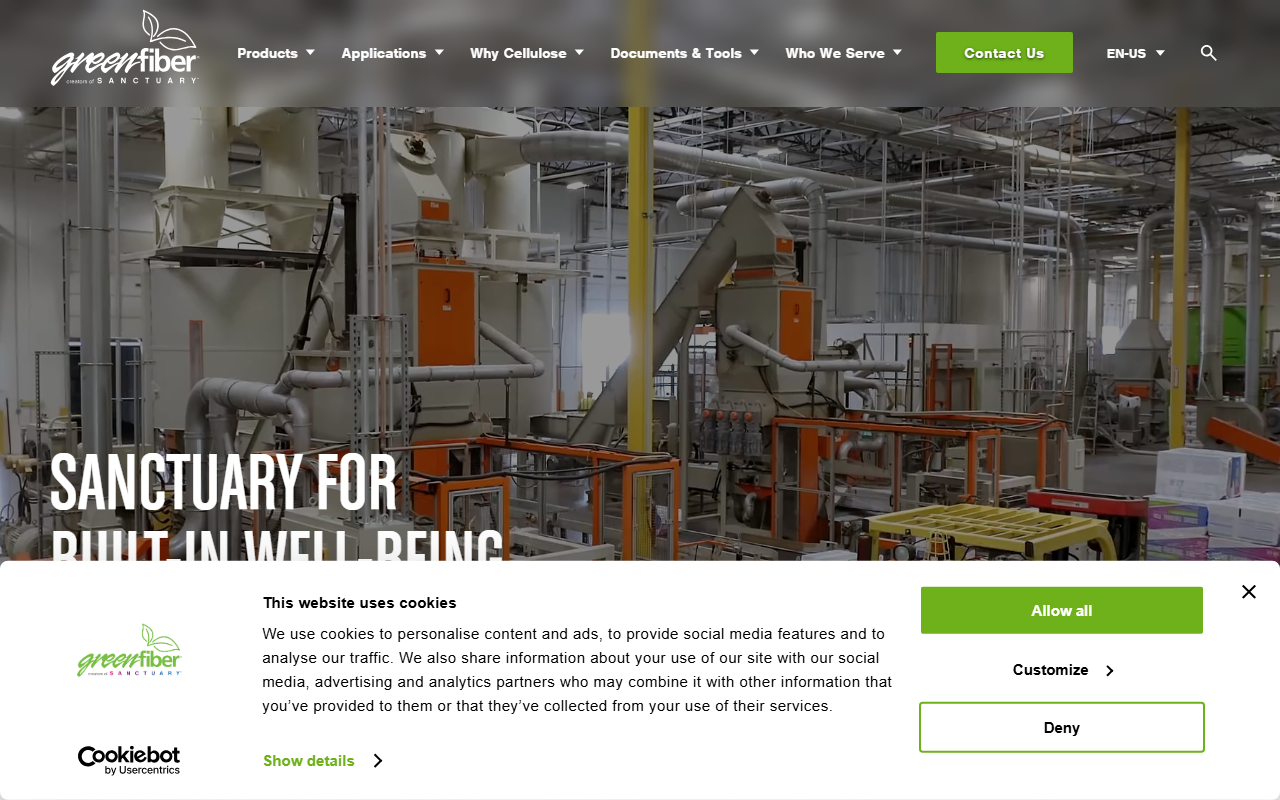 Greenfiber website