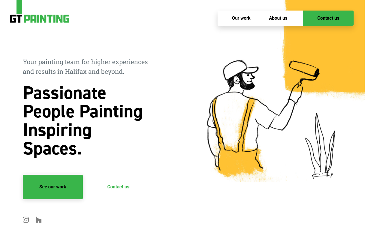 GT Painting Inc. website