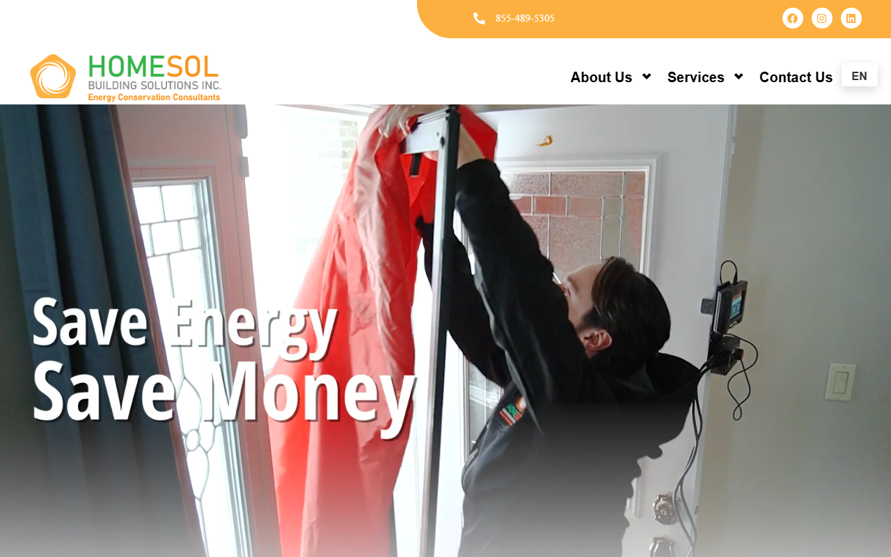 Homesol Building Solutions Inc. website