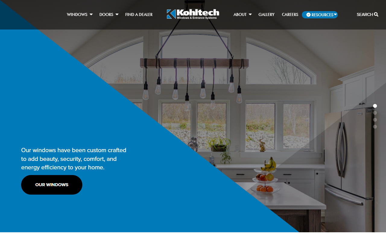 Kohltech Windows & Entrance Systems website