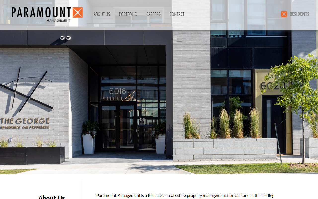 Paramount Management website