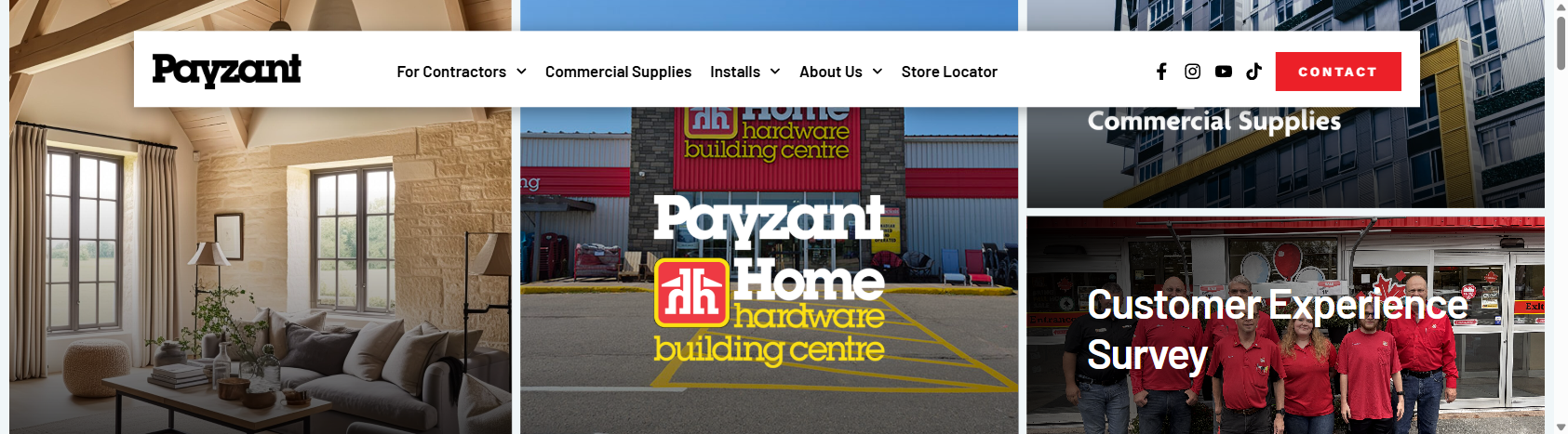 Payzant Building Products Ltd. website
