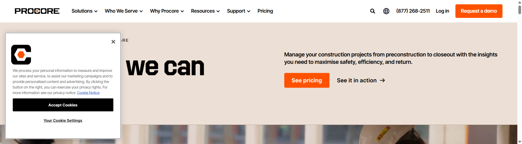 Procore Technologies, Inc. website