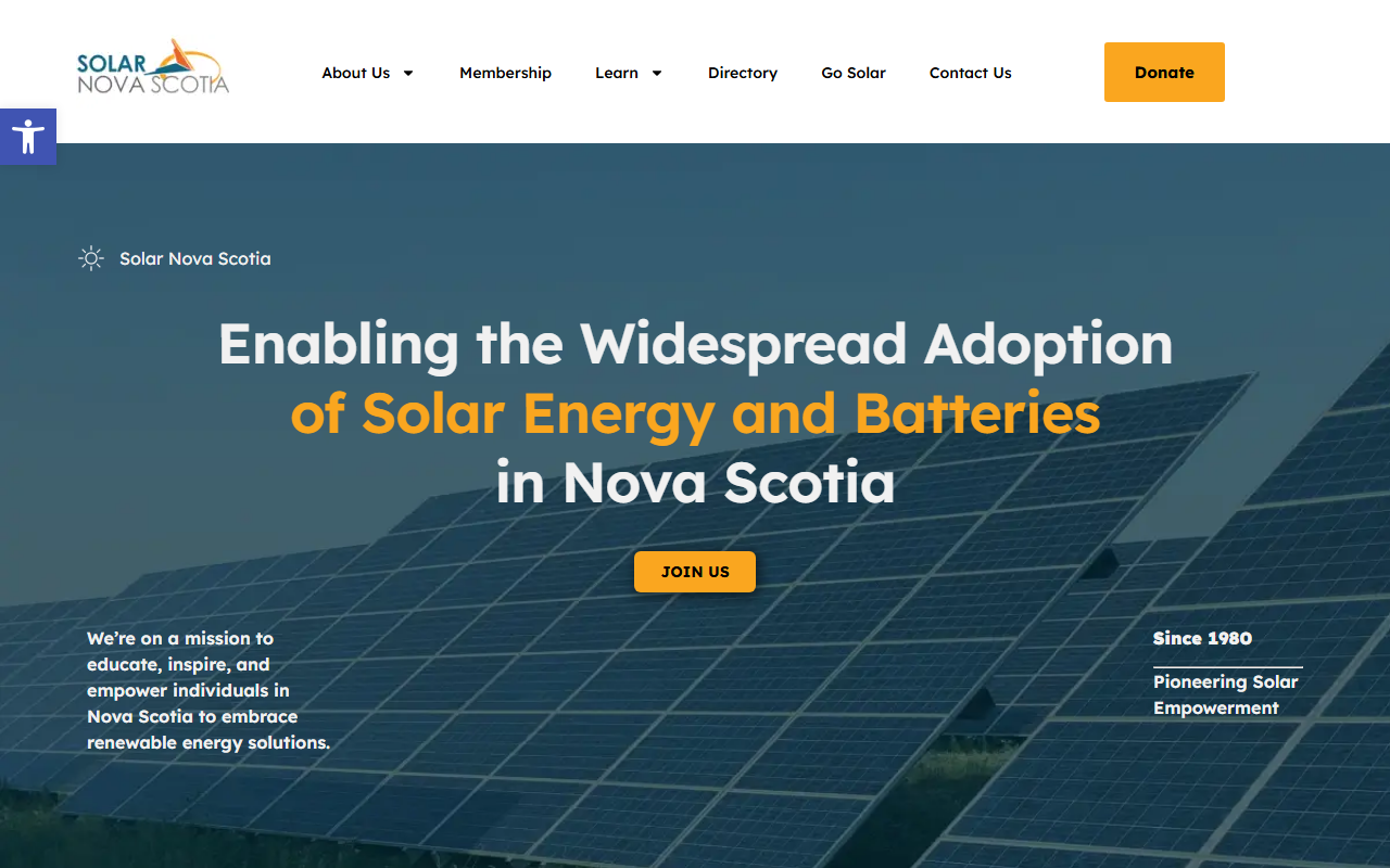 Solar Nova Scotia website