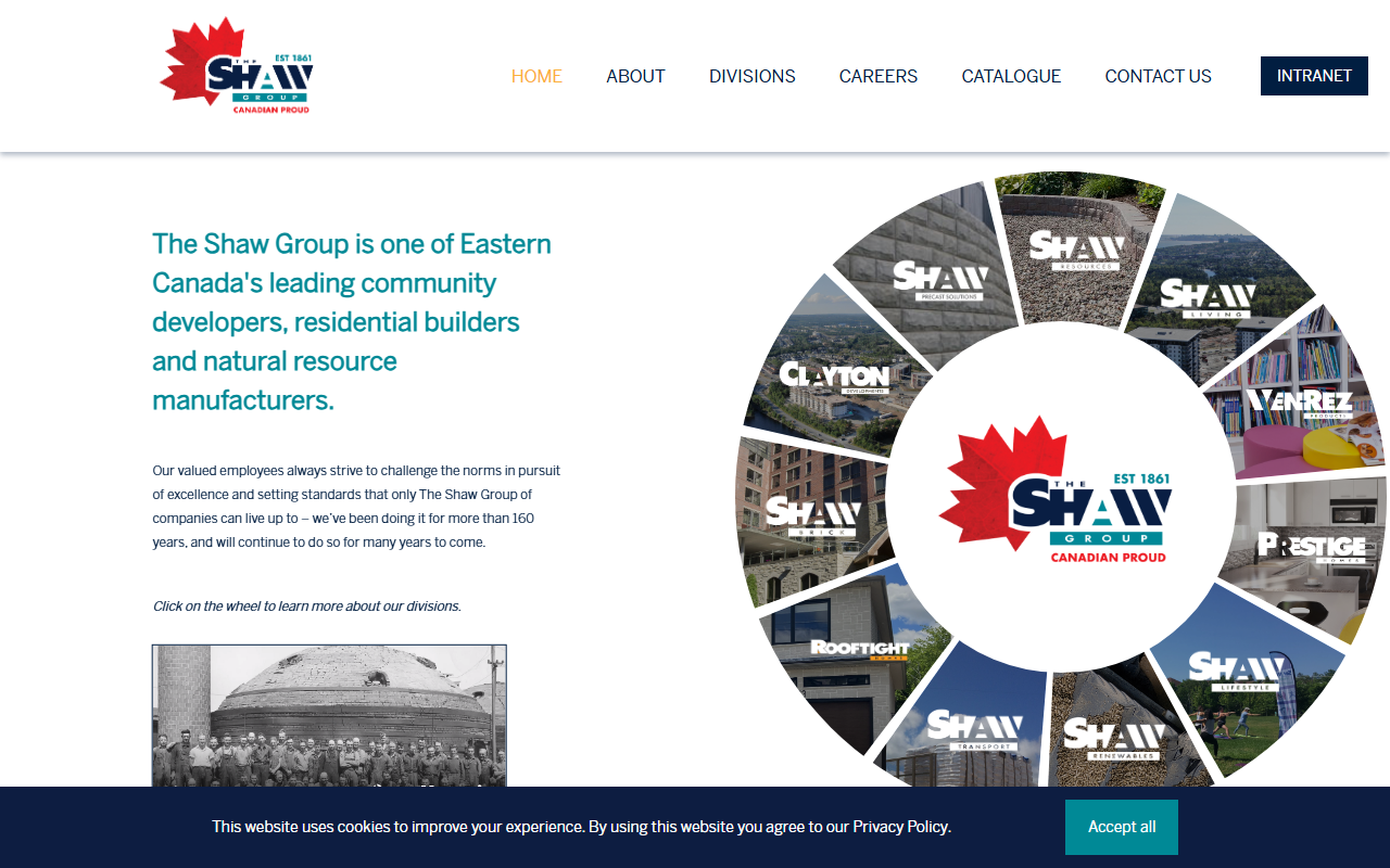 The Shaw Group Limited website