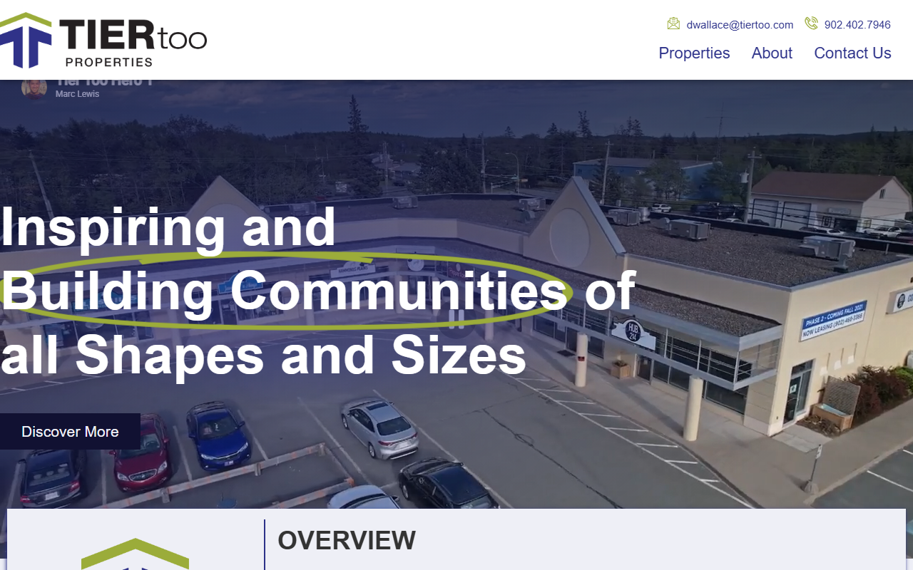 Tier Too Properties website
