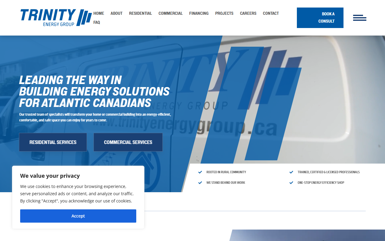 Trinity Energy Group website